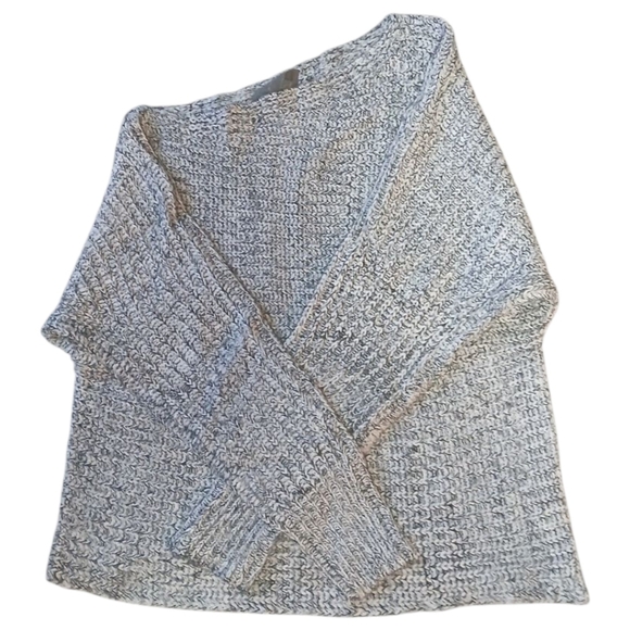 Sunday in Brooklyn Off-the-Shoulder Gray Sweater Sz S - Picture 3 of 6